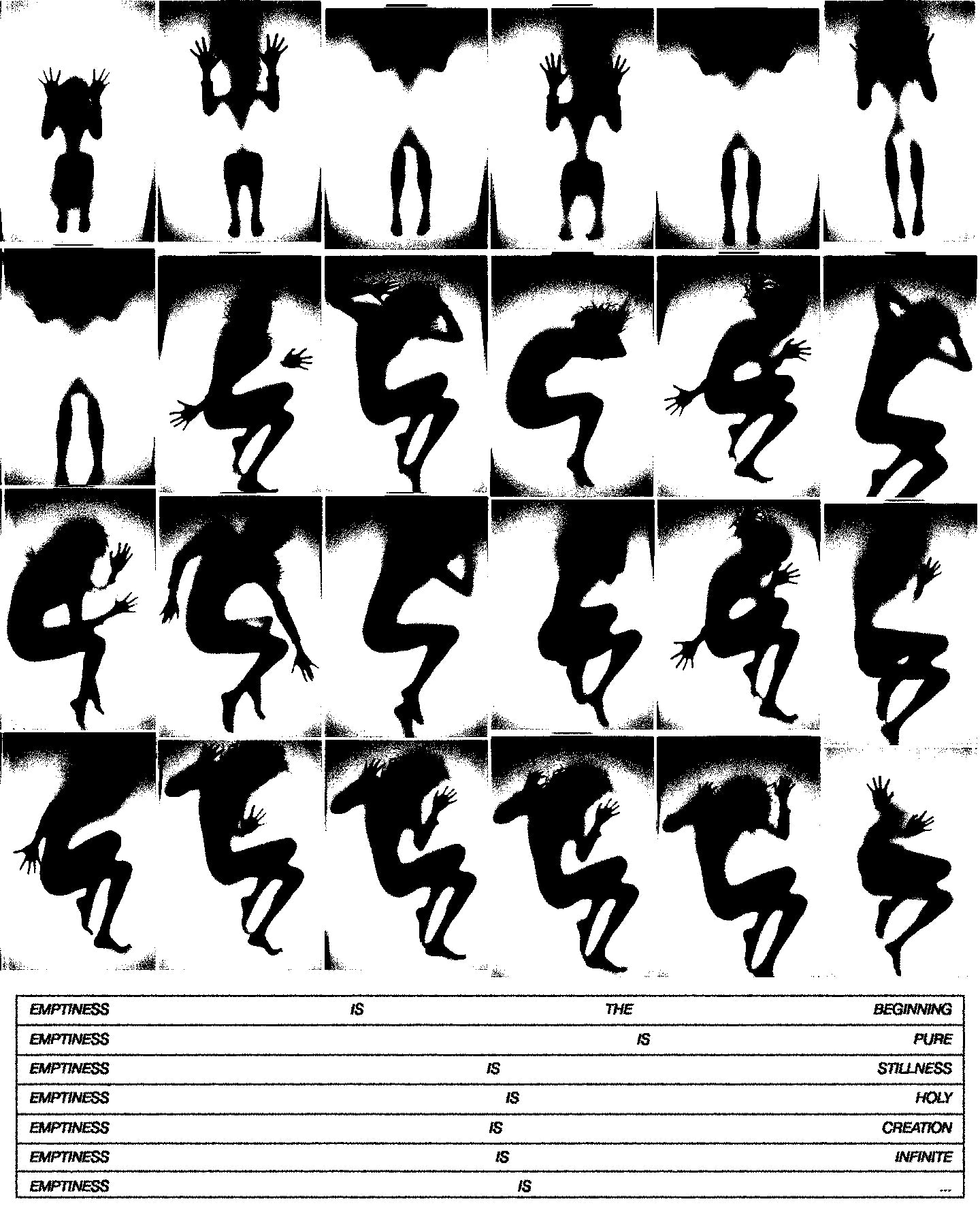POSTER "EMPTINESS IS..."