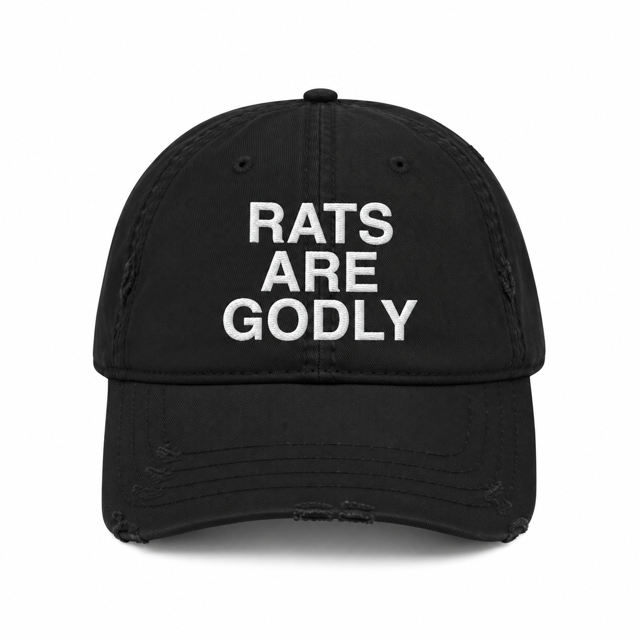 "RATS ARE GODLY" HAT
