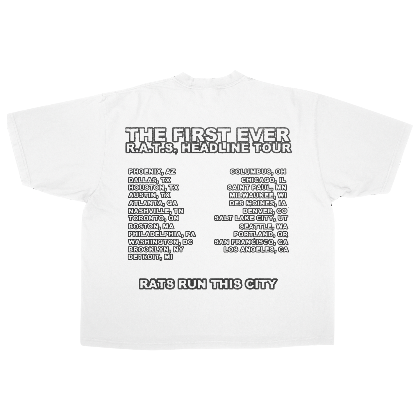 RATS 1ST HEADLINE TEE